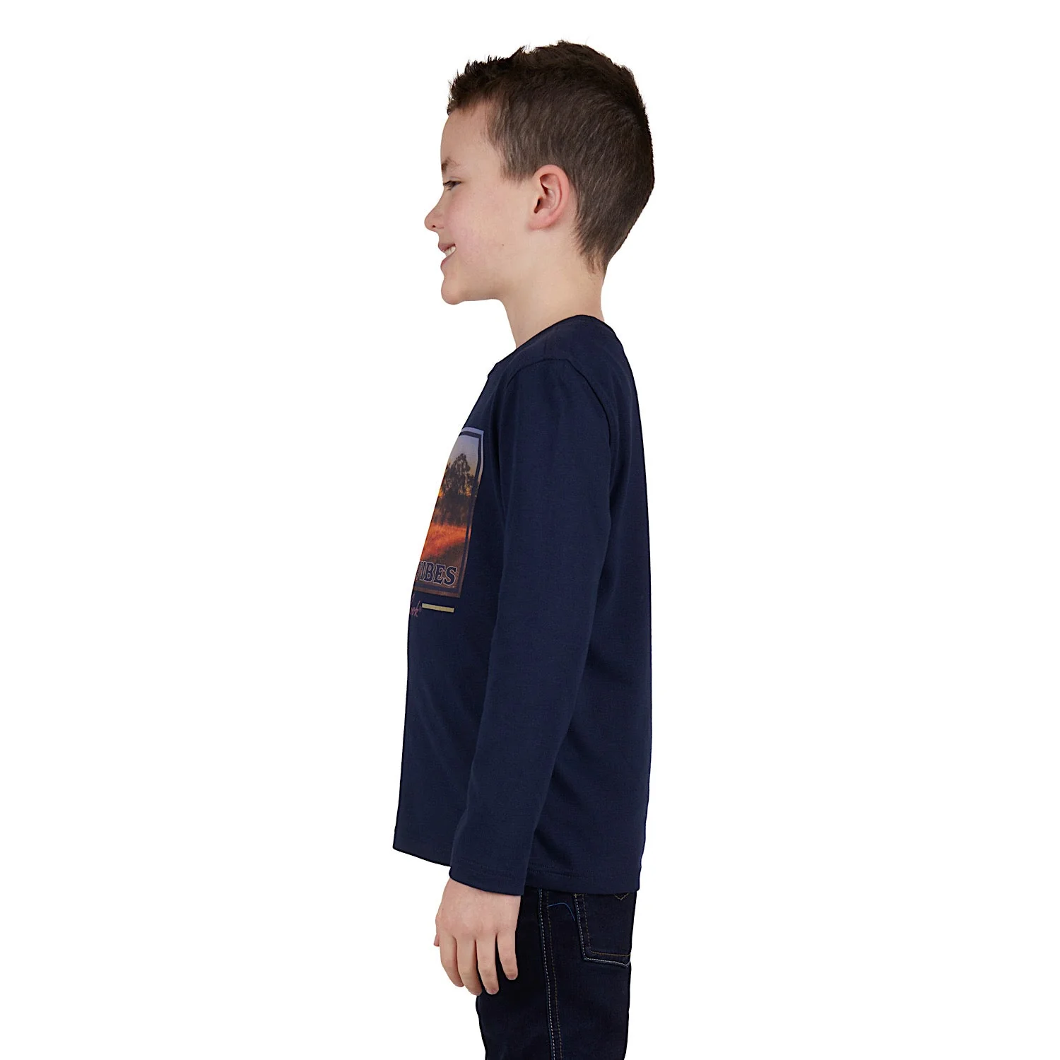 Thomas Cook Boys Sunset Long Sleeve Tee - Navy - Image 2