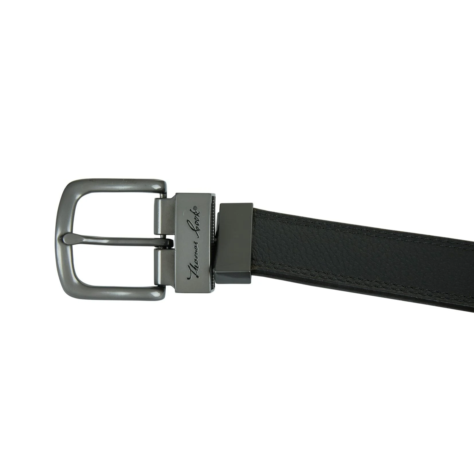 Thomas Cook Denver Reversible Belt Chocolate/Black - Image 4