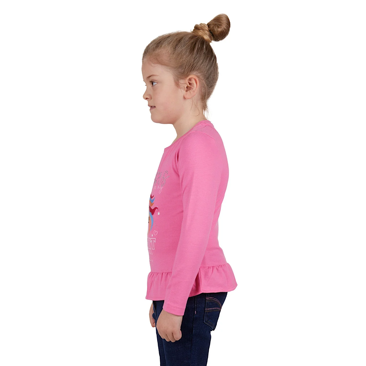 Thomas Cook Girls Aria Long Sleeve Tee Rose - Image 2