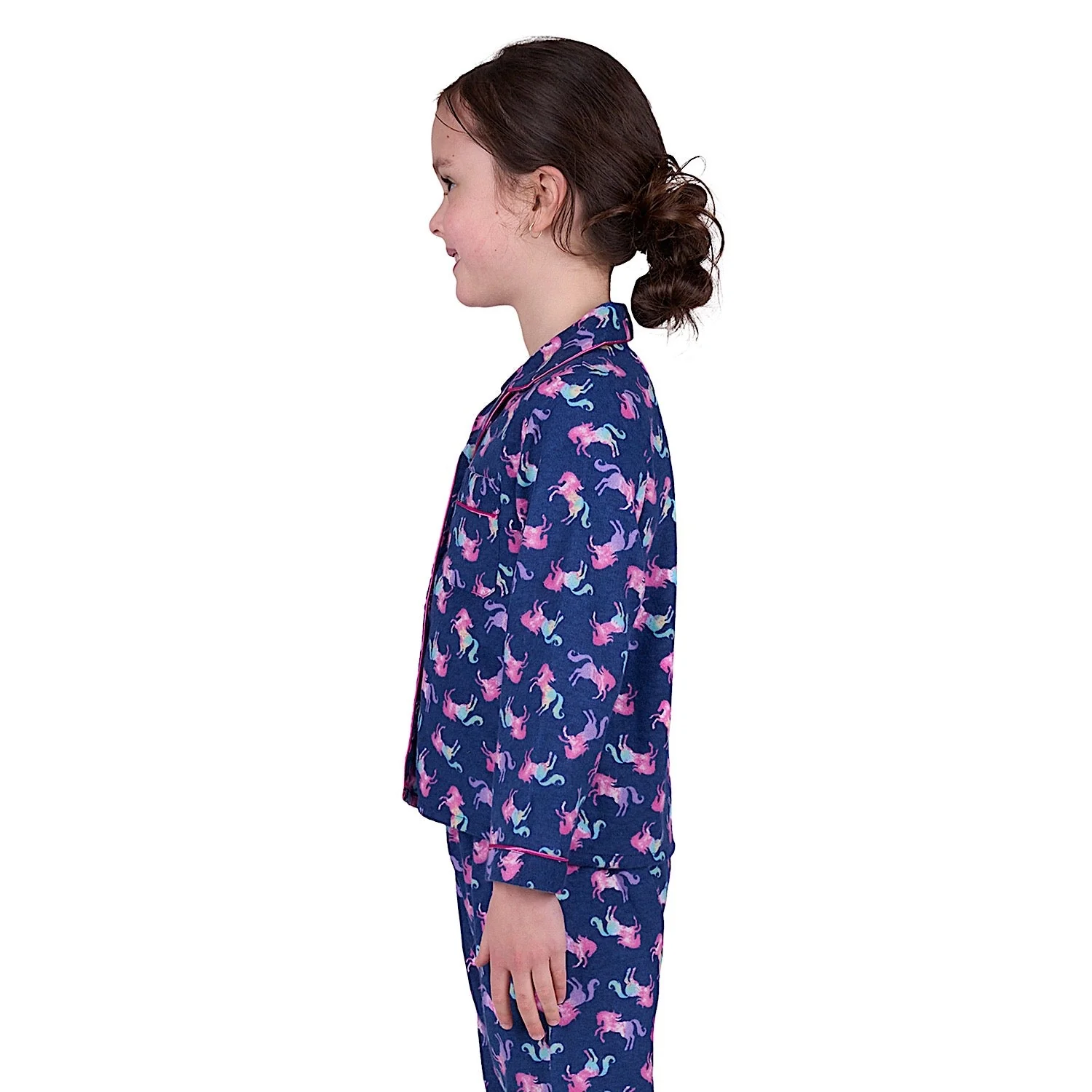 Thomas Cook Girl's Blair Long Sleeve Pyjamas - Blue - Image 3