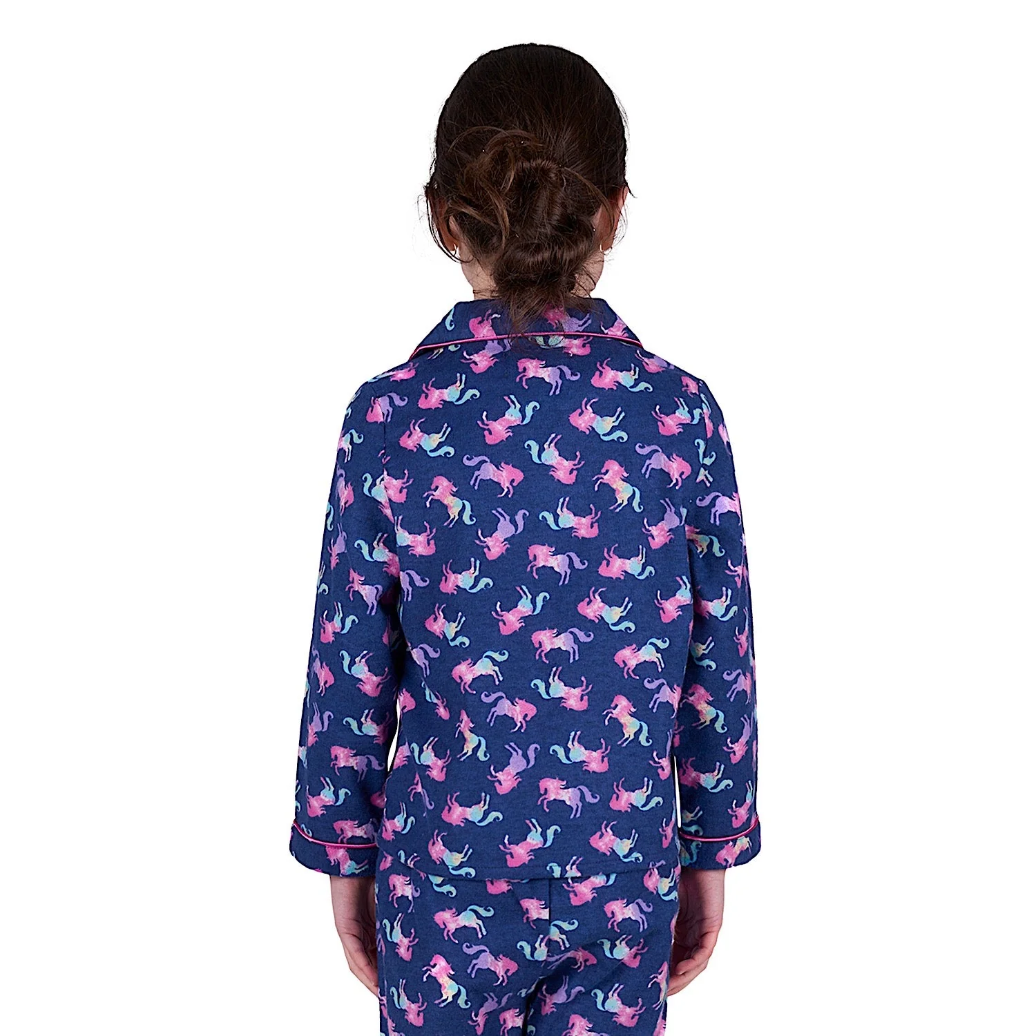Thomas Cook Girl's Blair Long Sleeve Pyjamas - Blue - Image 4