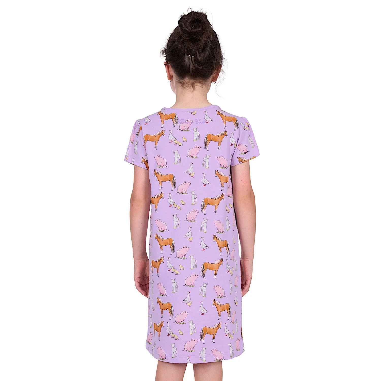 Thomas Cook Girl's Farm Friends Nightie - Lilac - Image 3