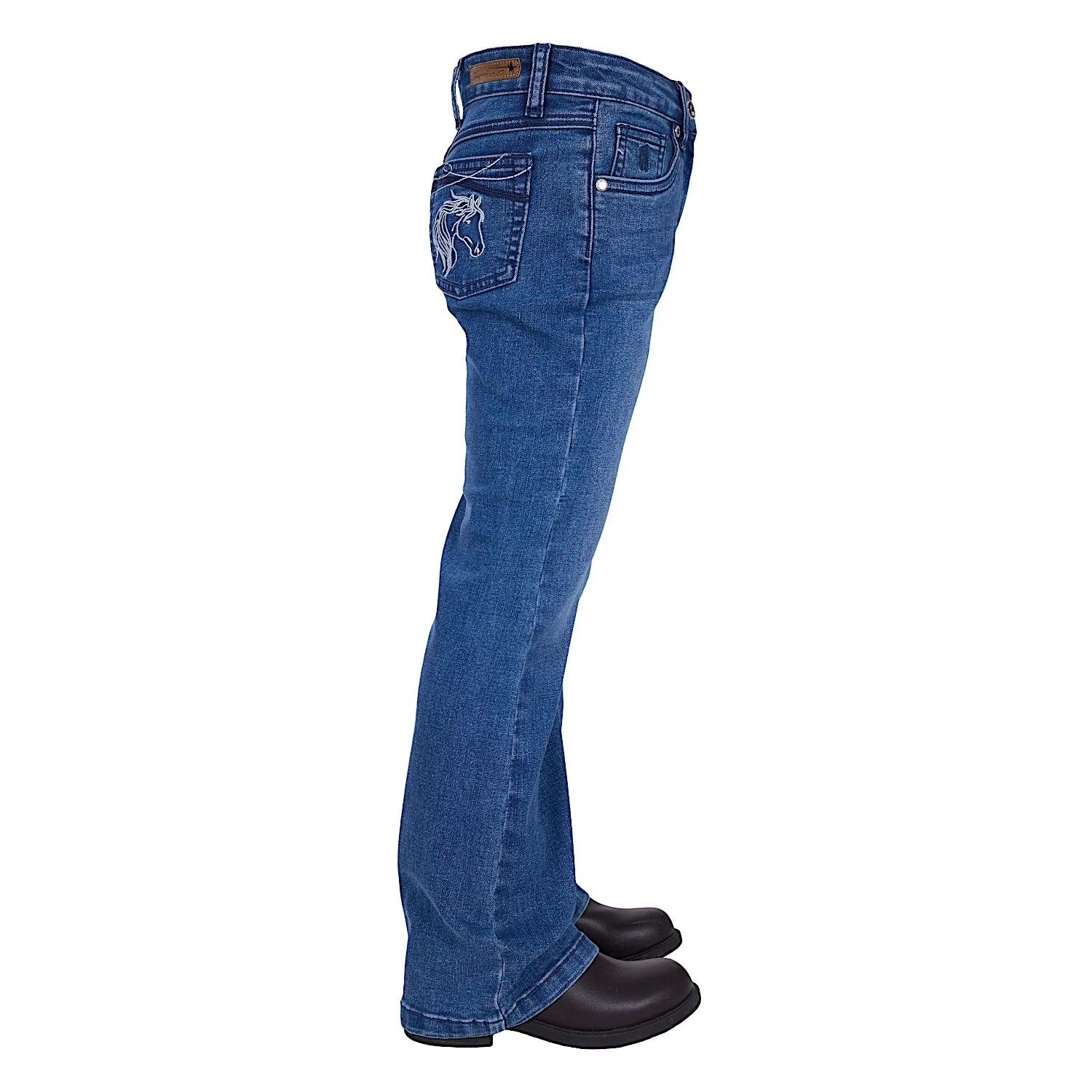 Thomas Cook Girl's Heather Boot Cut Jean - Light Wash