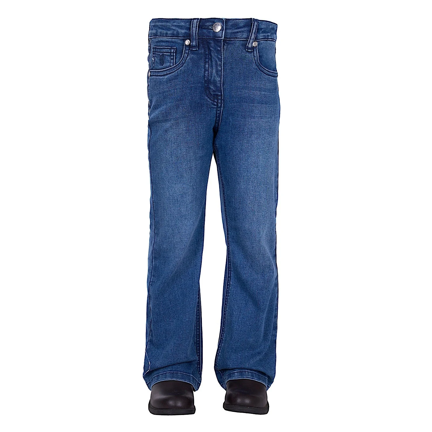 Thomas Cook Girl's Heather Boot Cut Jean - Light Wash - Image 2
