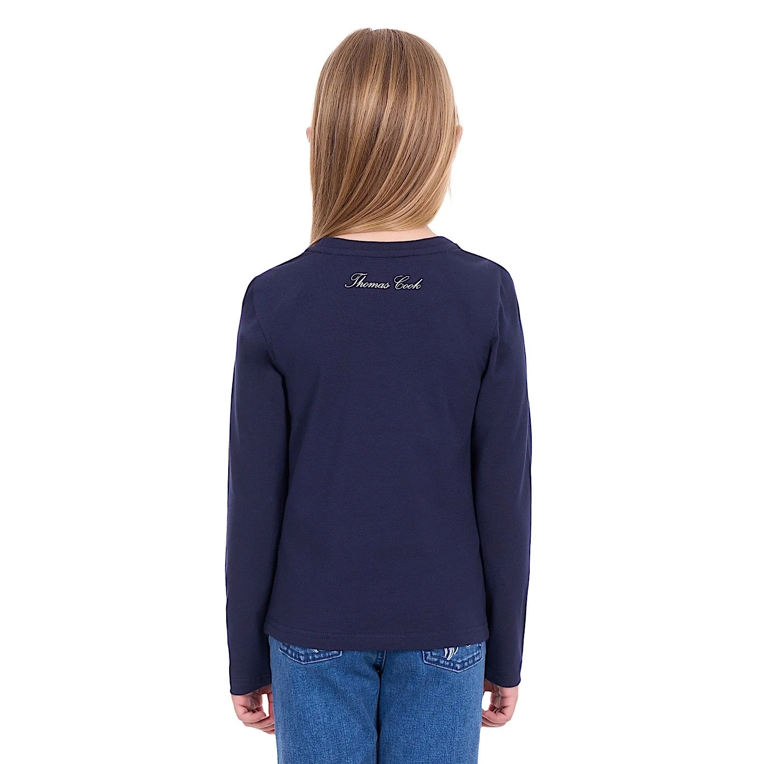 Thomas Cook Girl's Kelly Long Sleeve Tee - Navy - Image 3