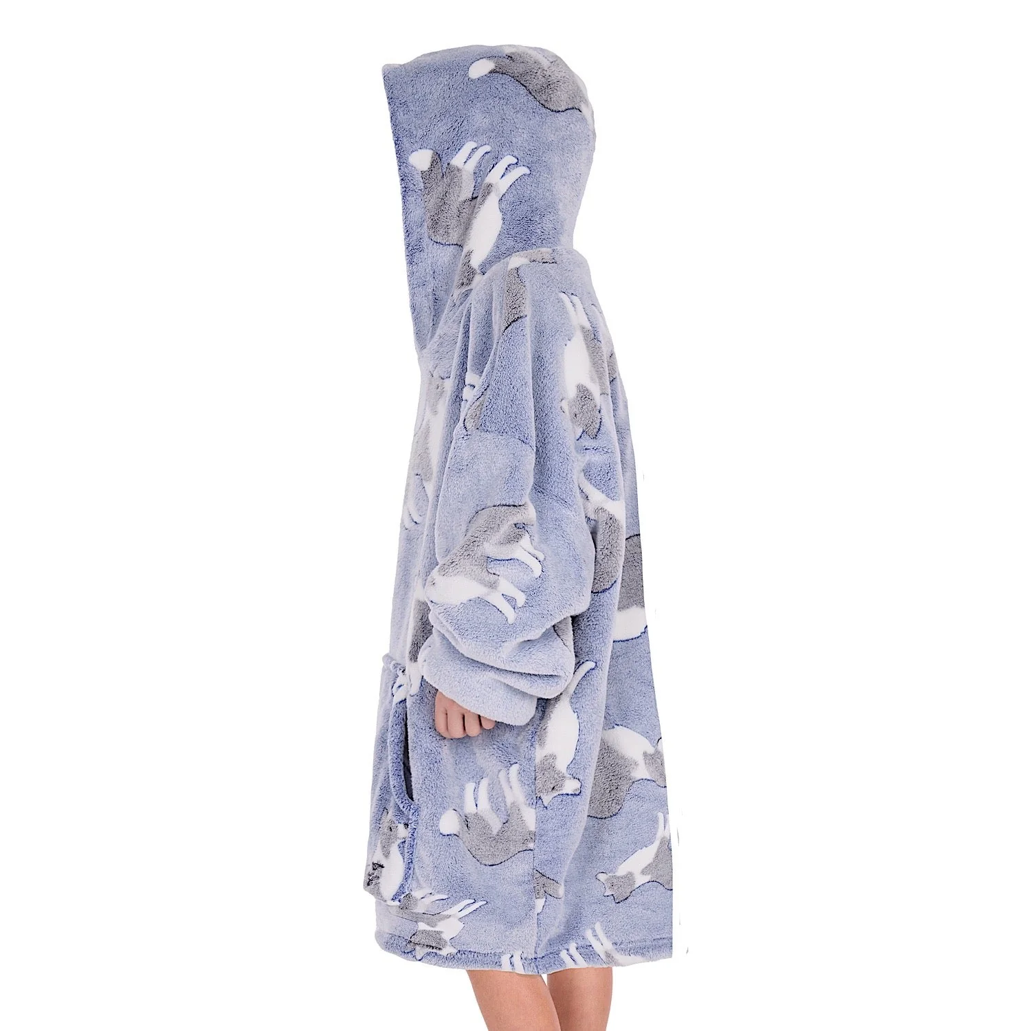 Thomas Cook Kid's Dog Snuggle Hoodie - Blue - Image 4