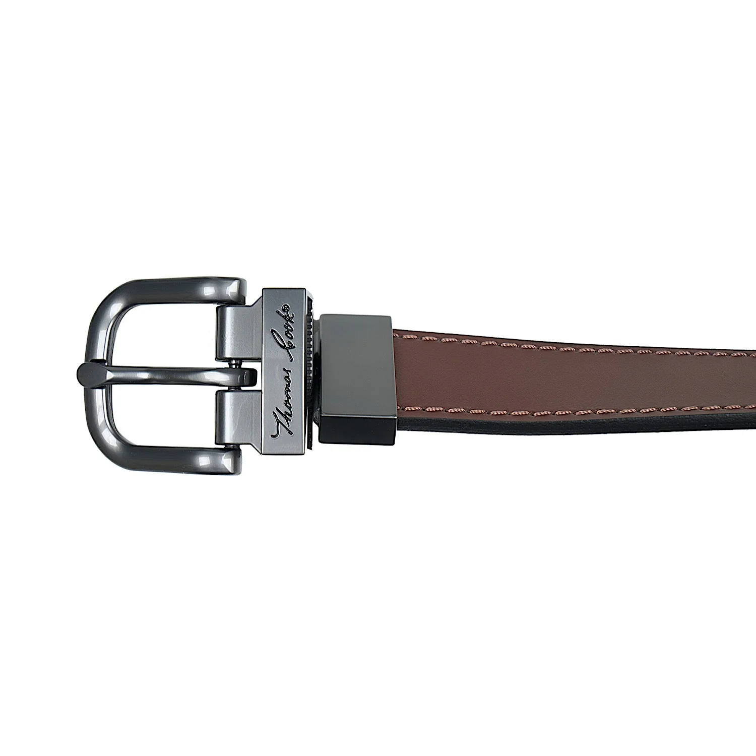 Thomas Cook Kid's Reversible Belt - Chocolate / Black - Image 3