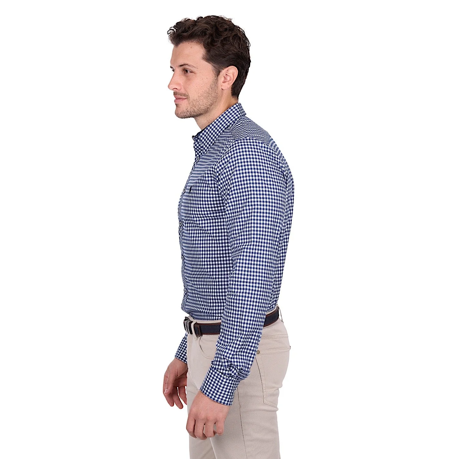 Thomas Cook Men's Anthony Tailored Shirt - Navy / White - Image 3