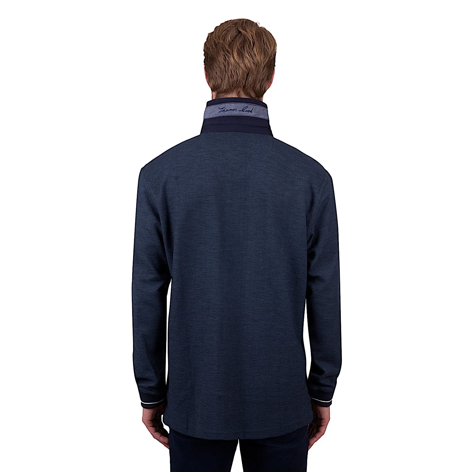Thomas Cook Men's Bowen Rugby - Navy Marle - Image 4