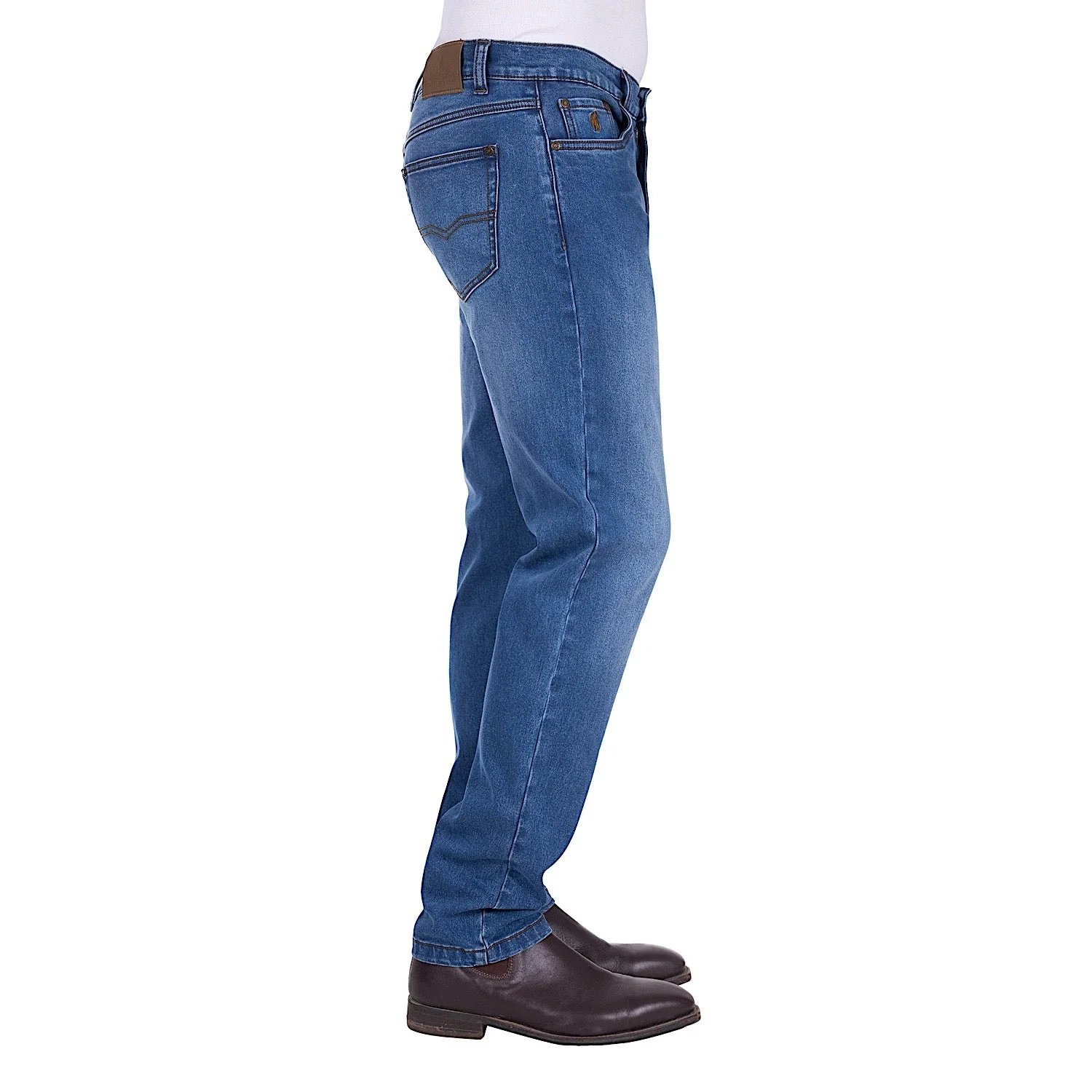 Thomas Cook Men's Brad Thermal Jean 32L - Light Wash - Image 2