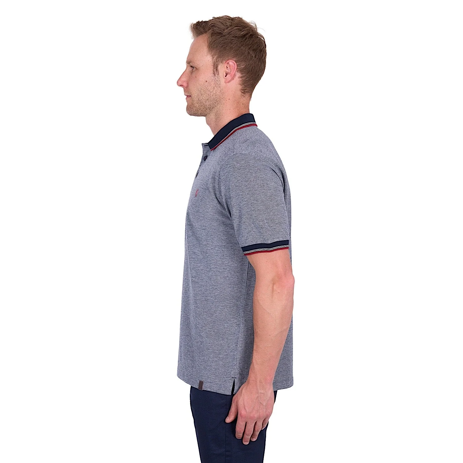 Thomas Cook Men's Dan Tailored Polo - Navy Marle - Image 3