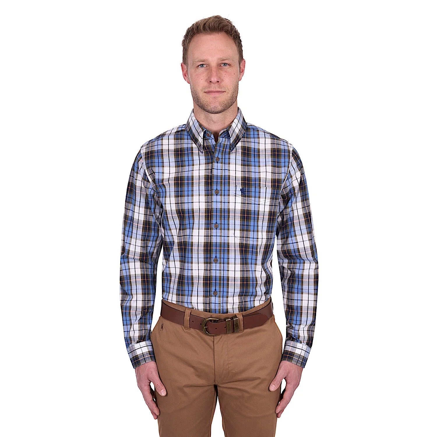Thomas Cook Men's Daniel Shirt - Navy/Green - Image 2