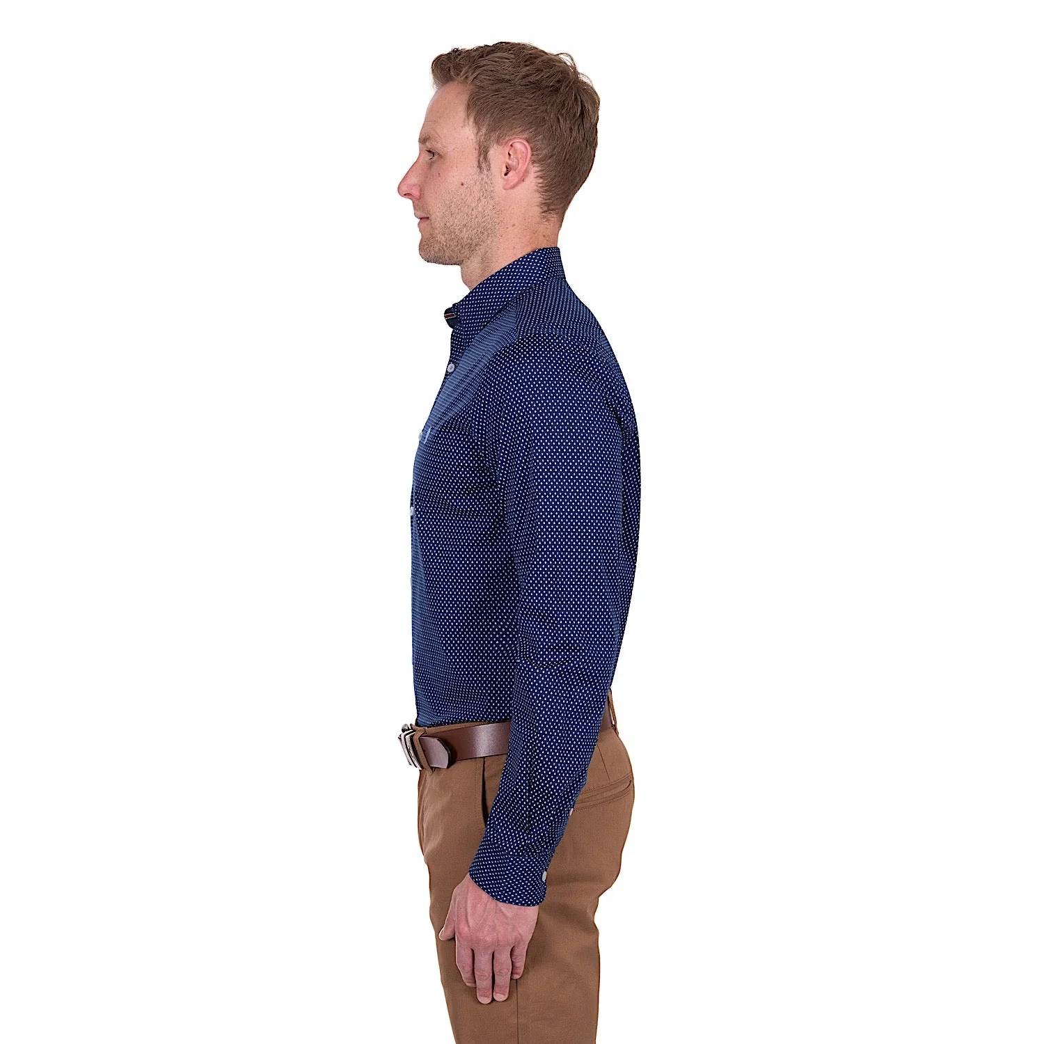 Thomas Cook Men's David Tailored Shirt - Navy/Blue - Image 3