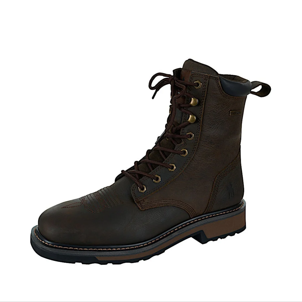 Thomas Cook Men's Granite Zip Work Boot - Dark Brown