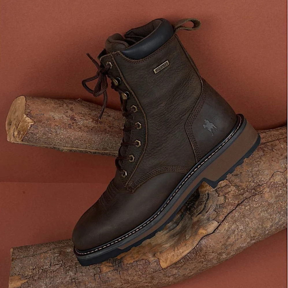 Thomas Cook Men's Granite Zip Work Boot - Dark Brown - Image 2