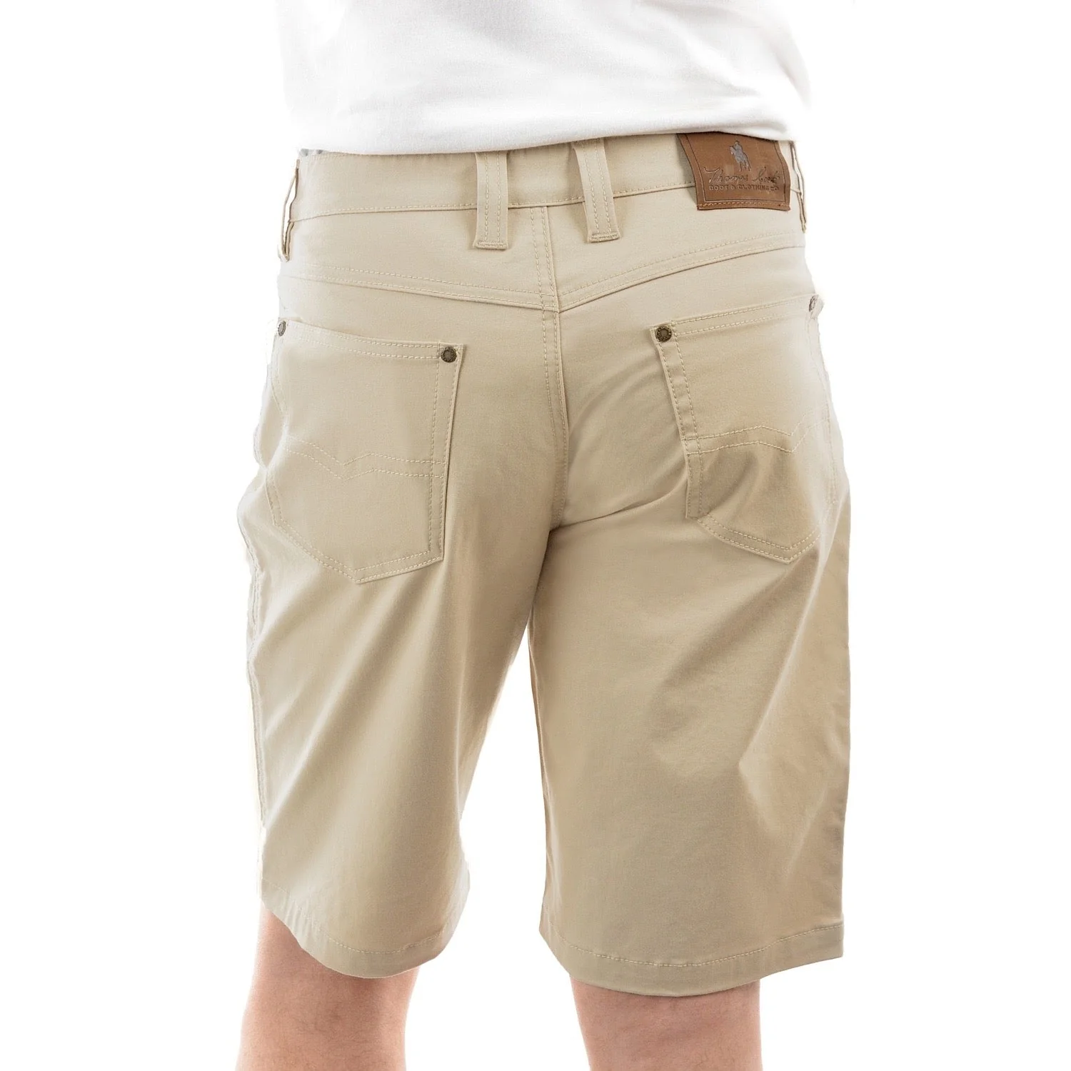 Thomas Cook Men's Jake Comfort Waist Shorts Stone - Image 3