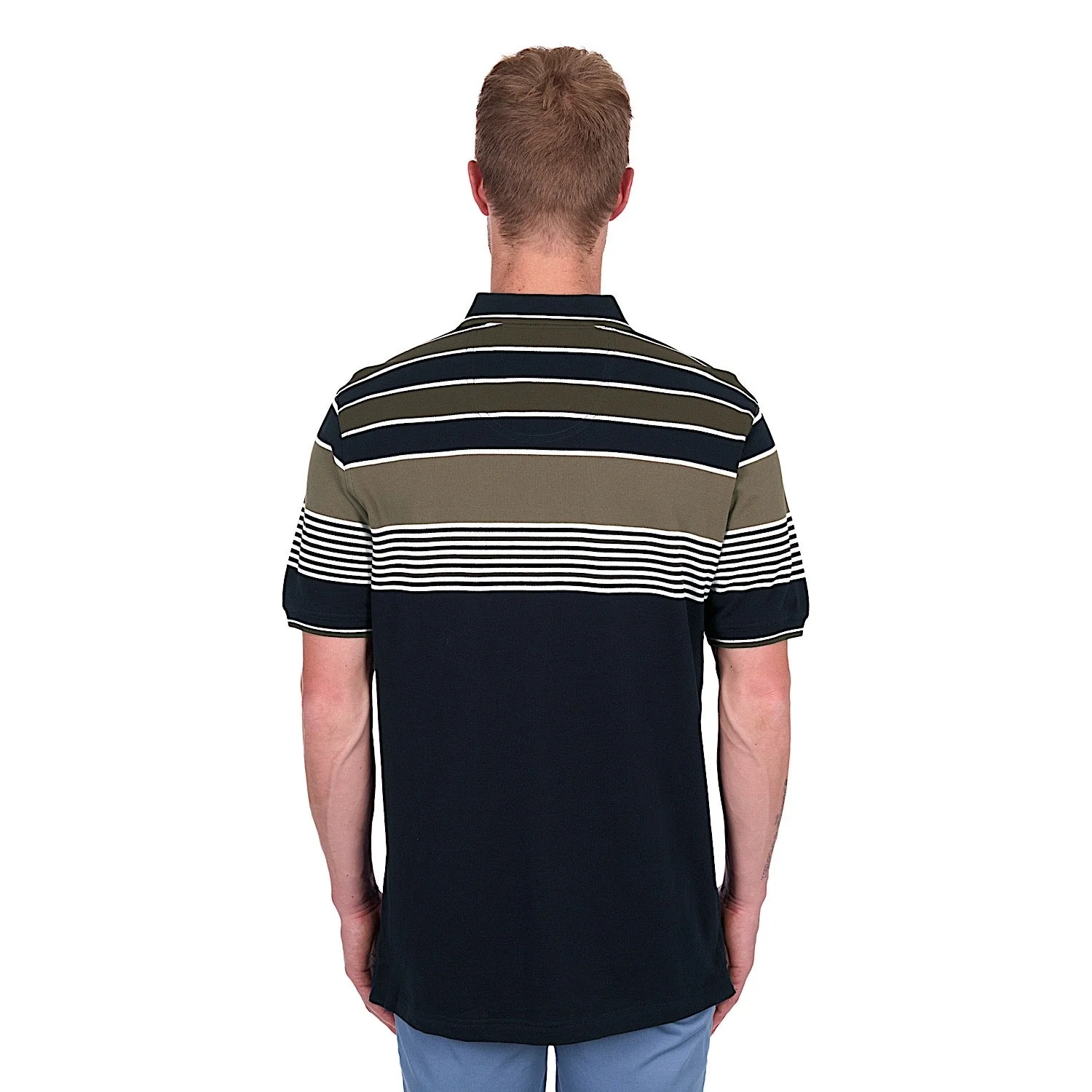 Thomas Cook Men's Josua Polo - Navy/Tan - Image 4