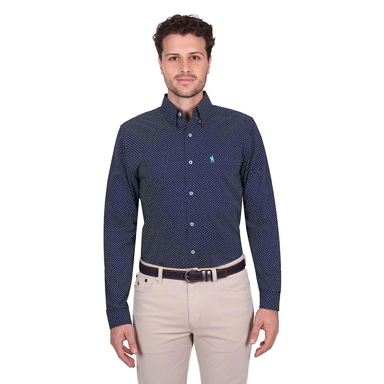 Thomas Cook Men's Kevin Shirt - Navy / Green