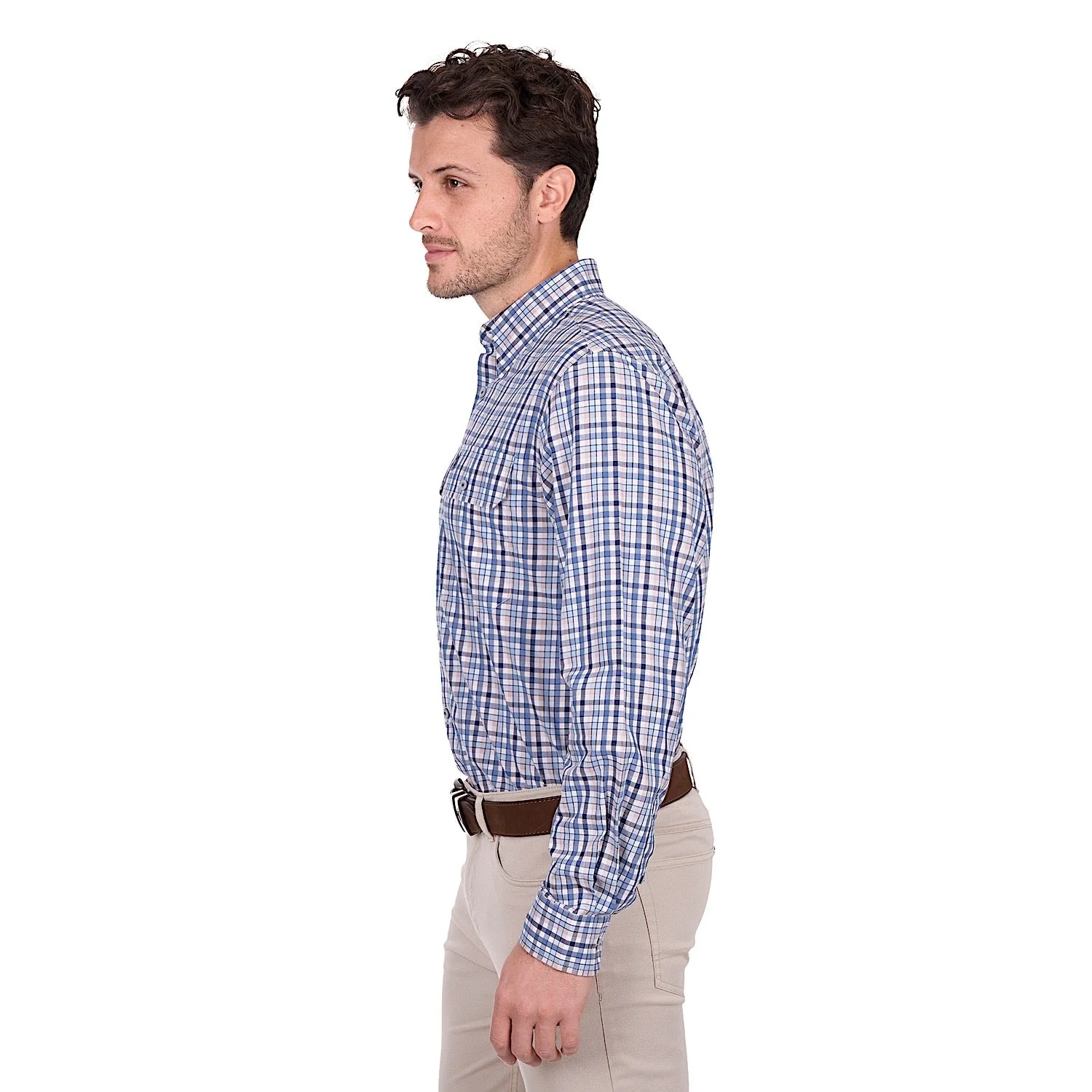 Thomas Cook Men's Patrick Shirt - Blue / Tan - Image 3