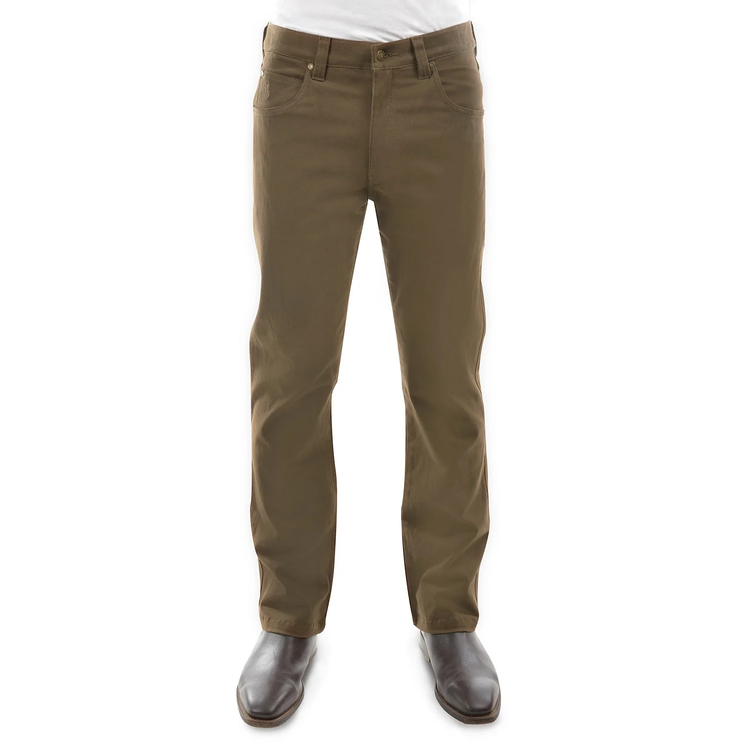 Thomas Cook Men's Stretch Moleskin Regular Fit Whiskey