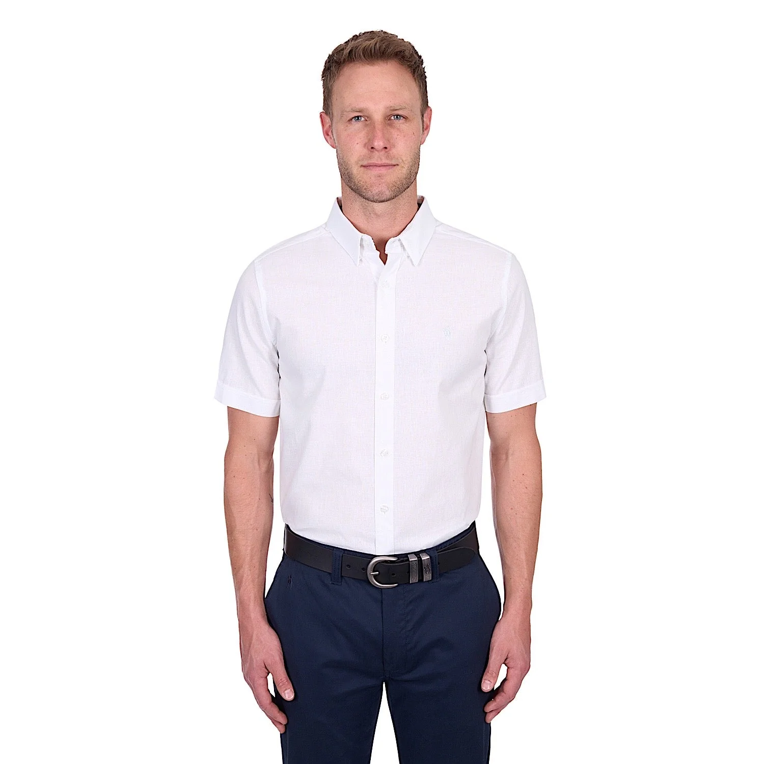 Thomas Cook Men's TC Linen Short Sleeve Shirt - White - Image 2