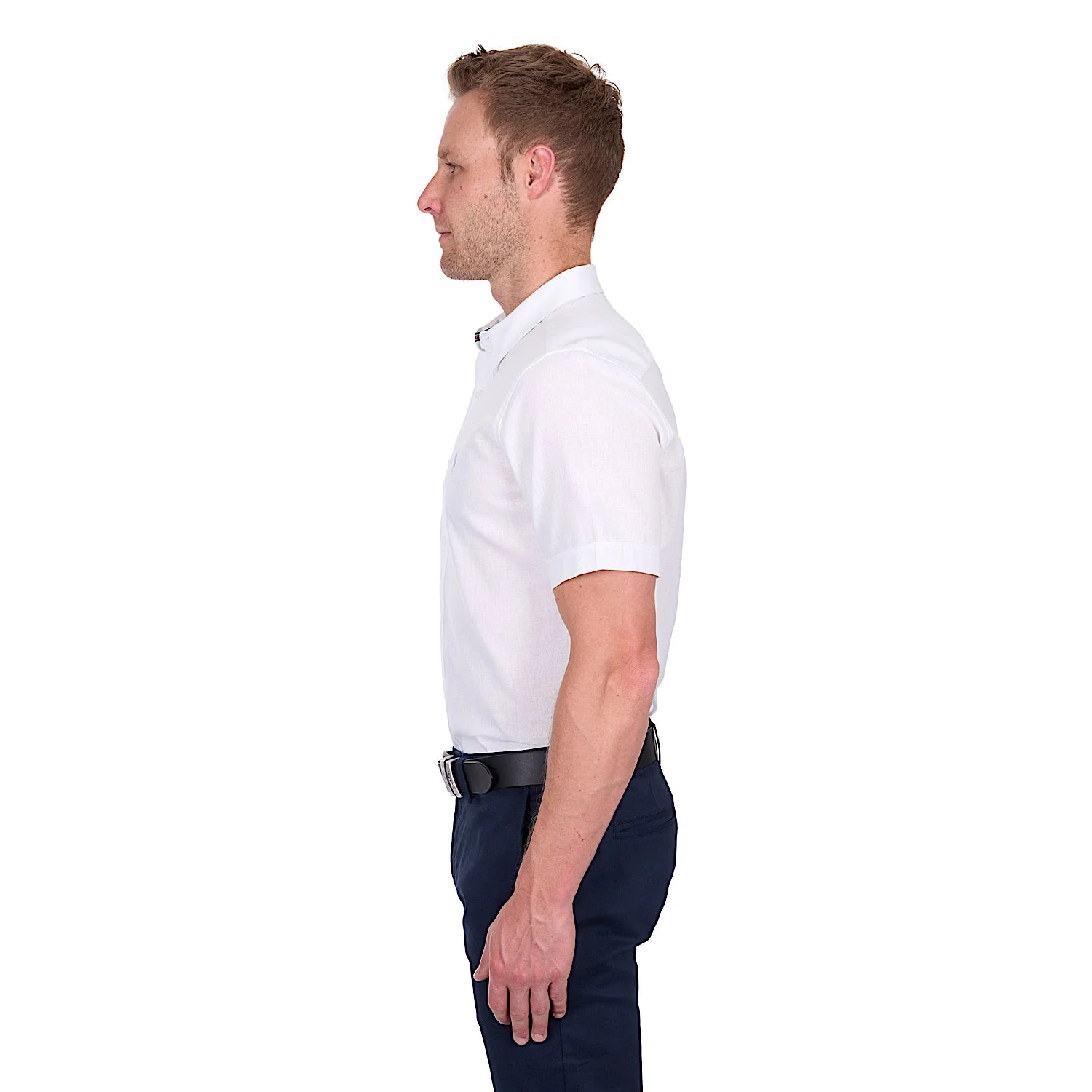 Thomas Cook Men's TC Linen Short Sleeve Shirt - White - Image 3
