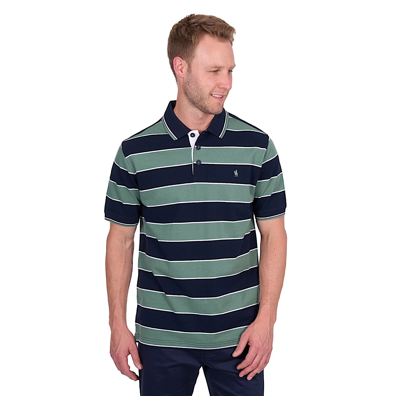 Thomas Cook Men's Todd Tailored Polo - Navy/Sage