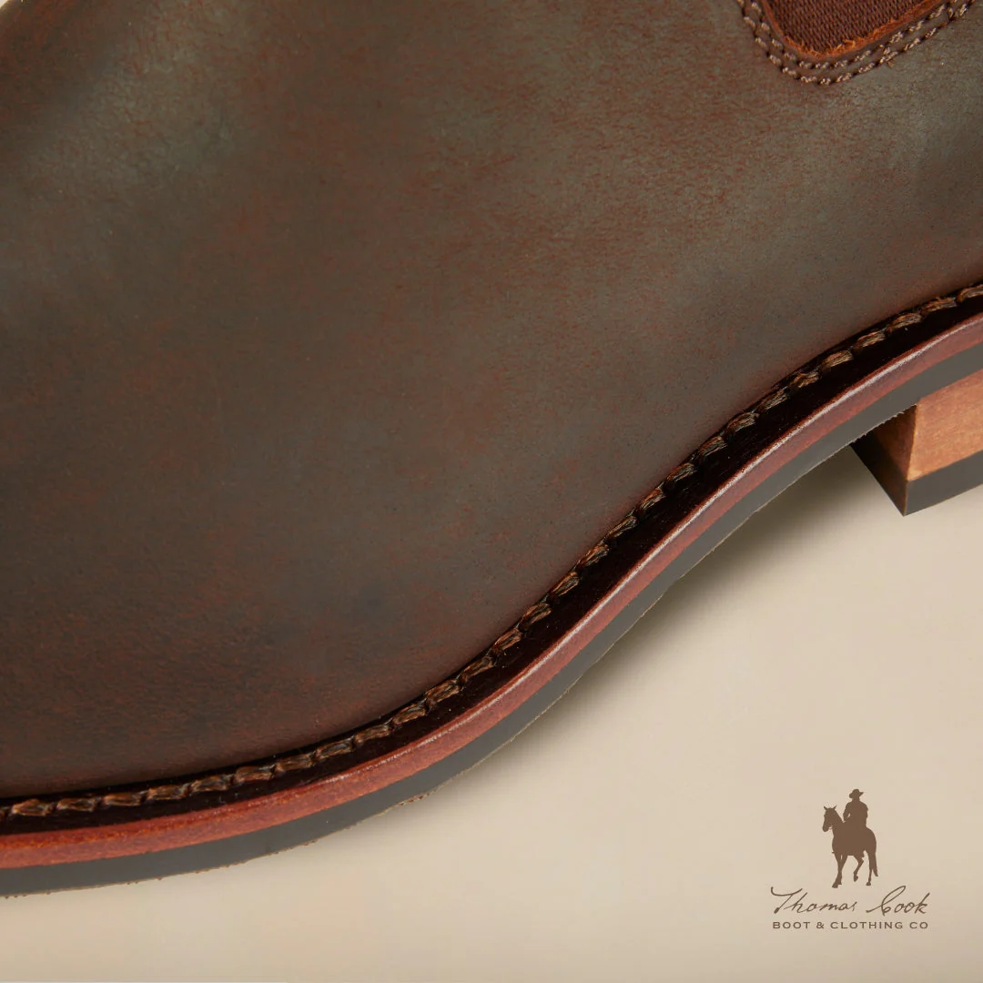 Thomas Cook Mens Trentham Cushion Tech Boot - Oiled Crazy Horse - Image 7