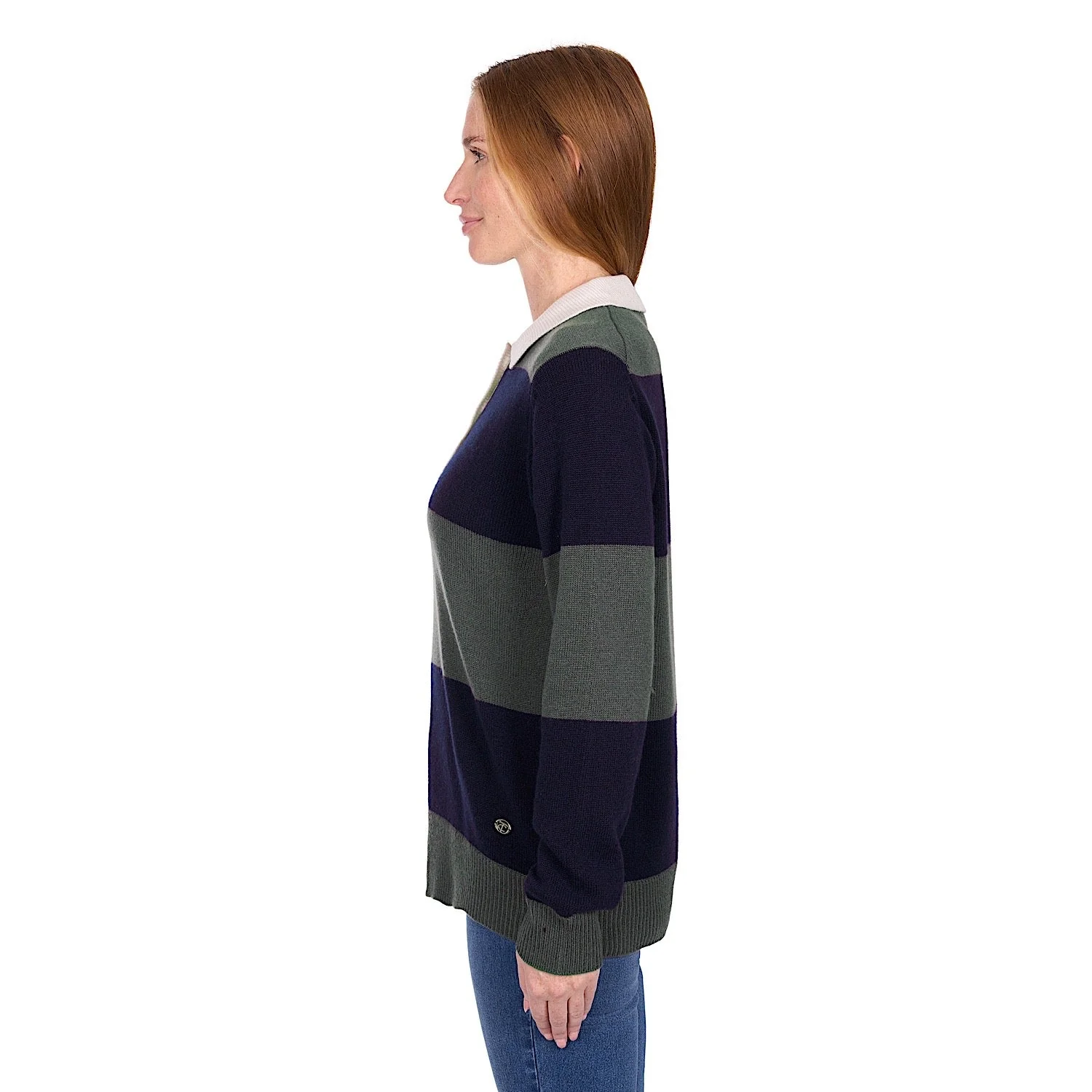 Thomas Cook Women's Amelia Jumper - Green / Navy - Image 3