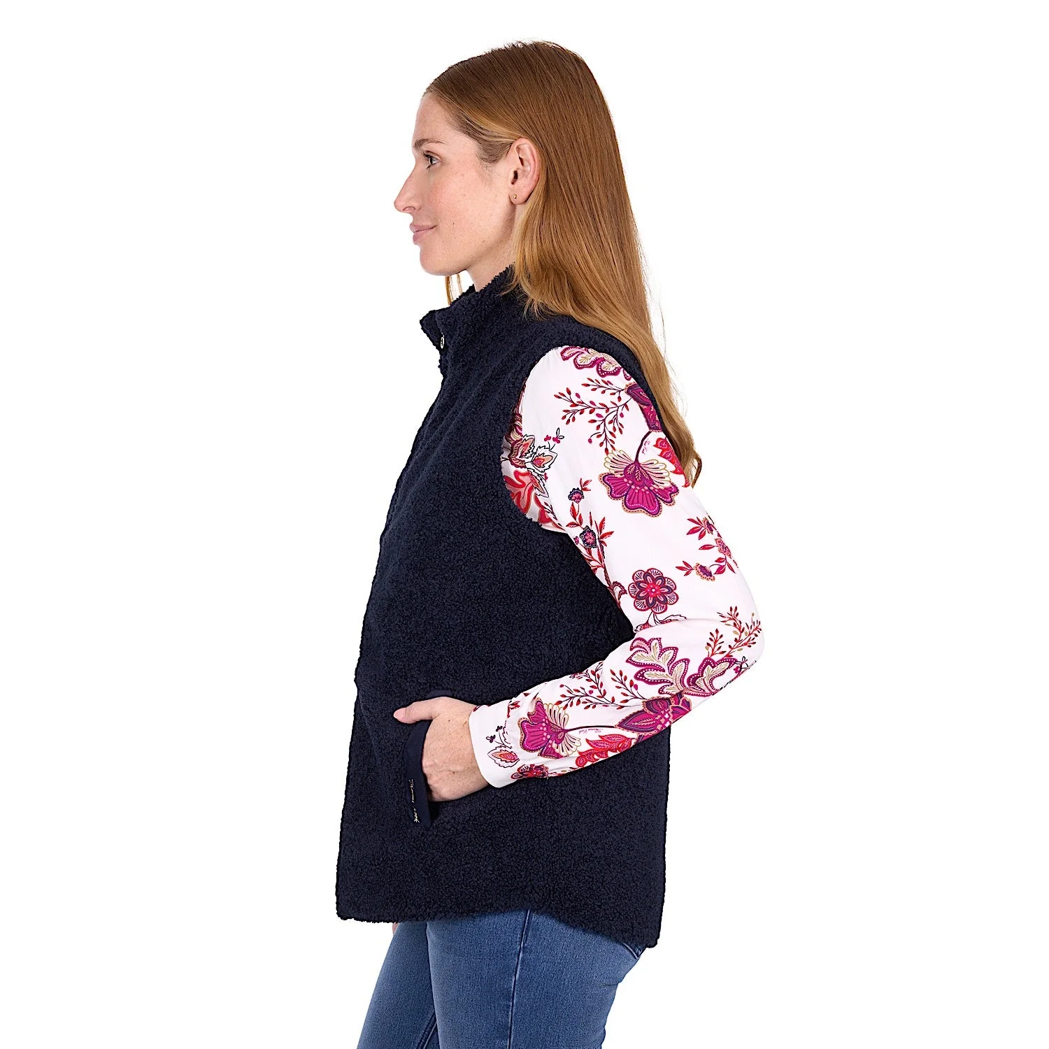 Thomas Cook Women's Astrid Reversible Vest - Tan / Navy - Image 4