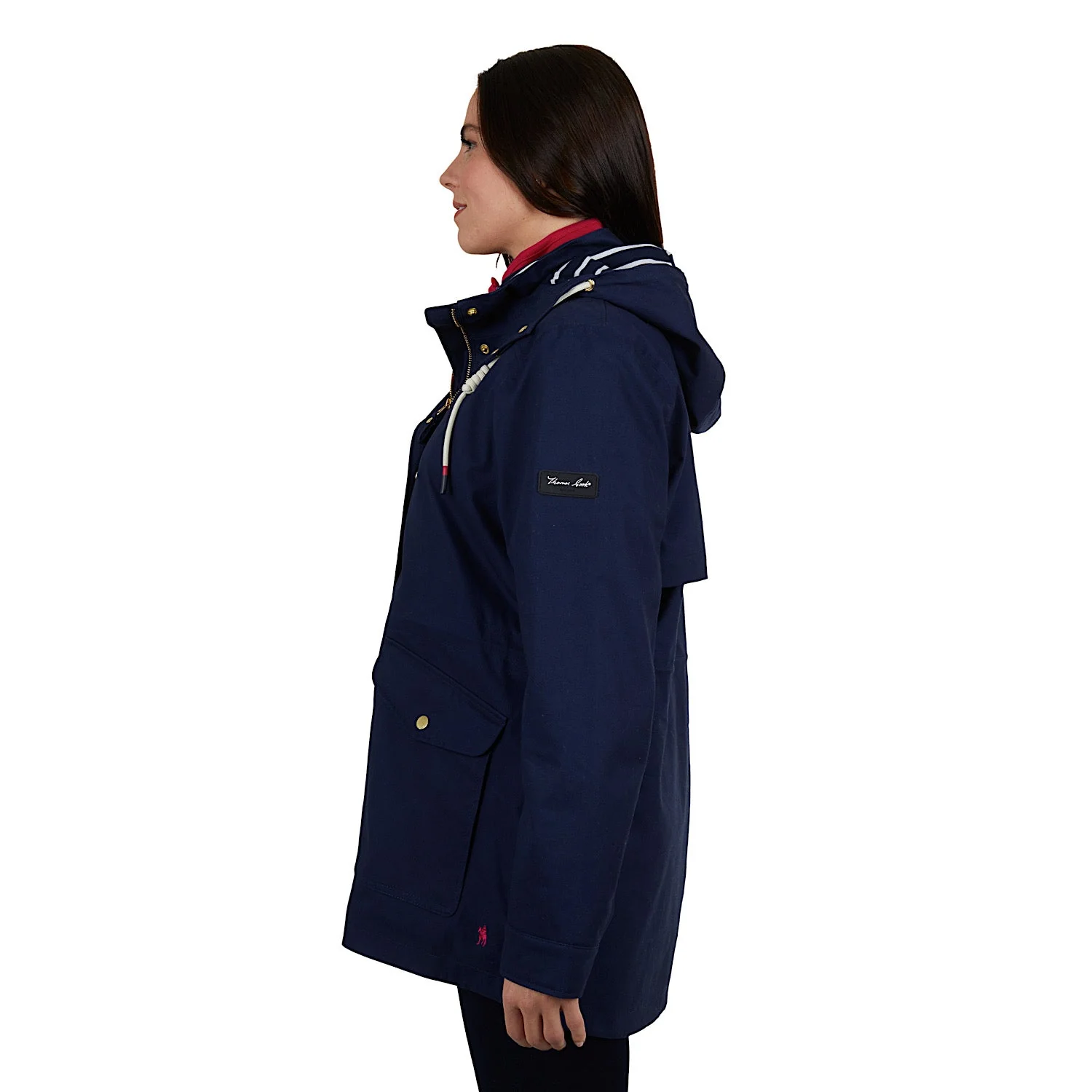 Thomas Cook Women's Daylesford Waterproof Jacket French Navy - Image 2