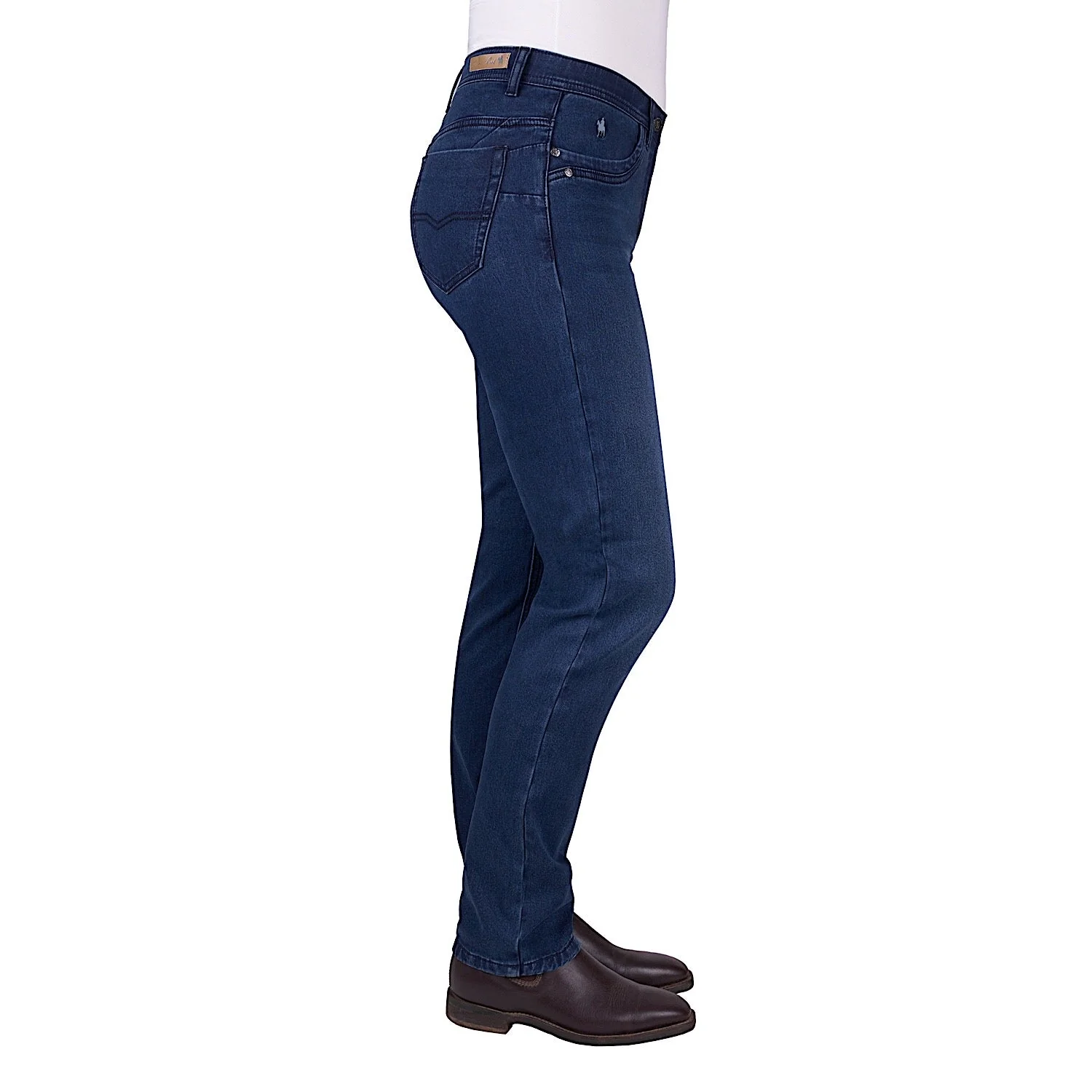 Thomas Cook Women's Julia Thermal Jean 32" Leg - Mid Wash - Image 3