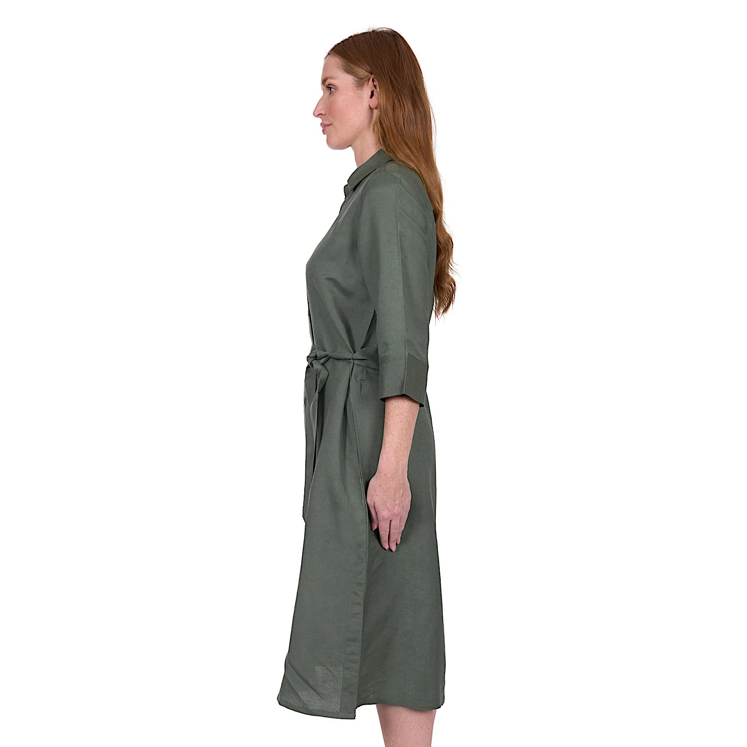 Thomas Cook Women's Sasha Shirt Dress - Green - Image 3