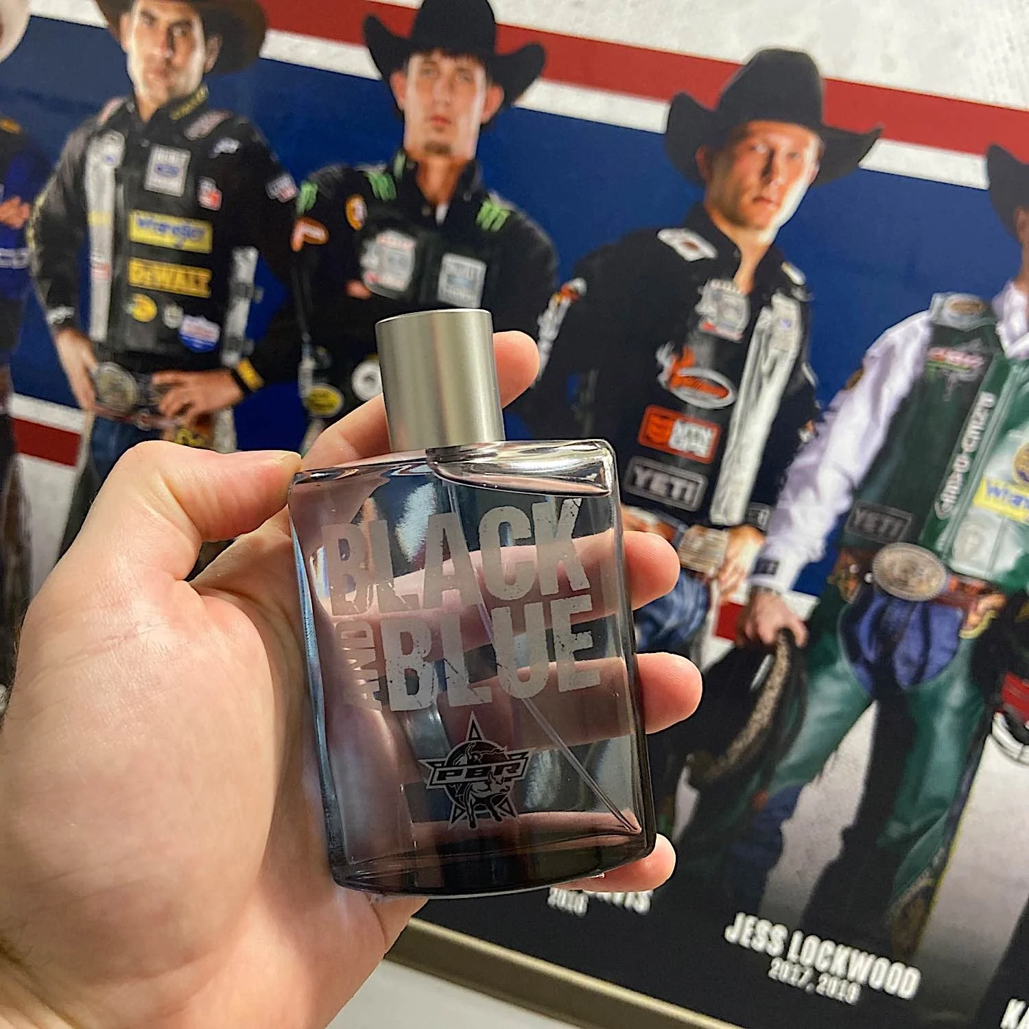 Tru Western Men's PBR Black & Blue Cologne 100ml - Image 2