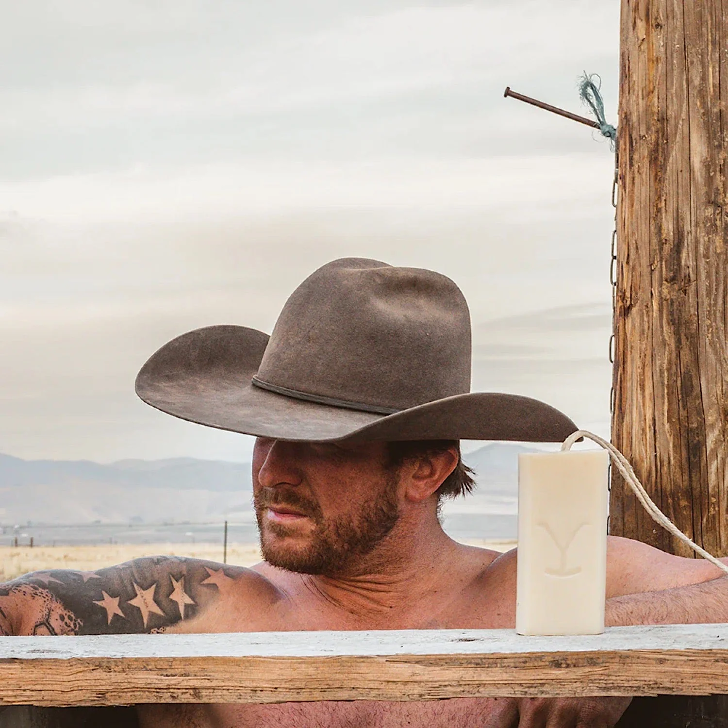 Tru Western Men's Yellowstone Bunkhouse Soap on a Rope - Image 2