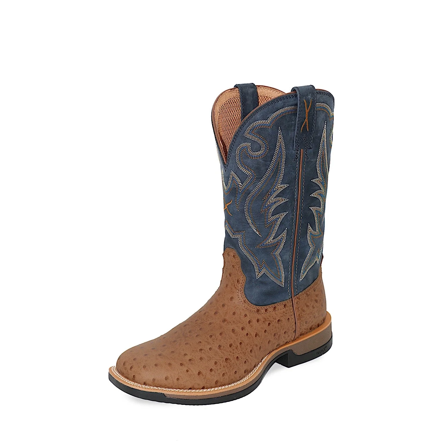 Twisted X Men's 11 Tech X1 Western Boot - Chestnut / Navy