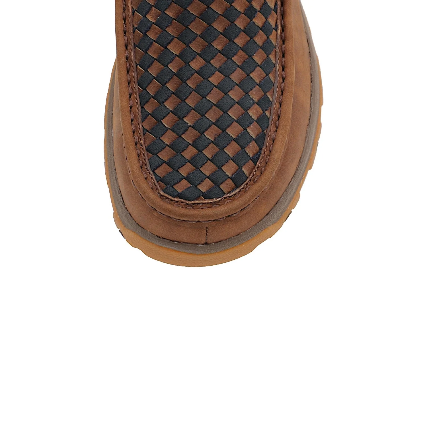 Twisted X Men's Cellstretch Slip On Moc - Brown/Black - Image 3