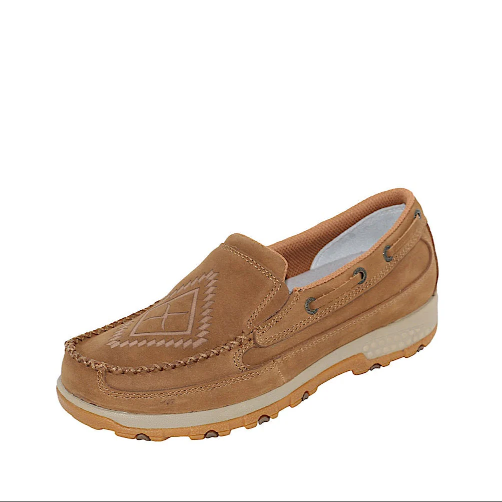 Twisted X Women's Logo Cellstretch Mocs Slip On - Brown