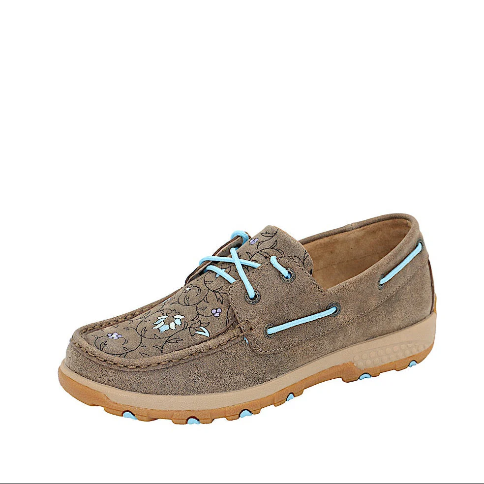 Twisted X Women's TLRL Cellstretch Slipon - Brown/Sky