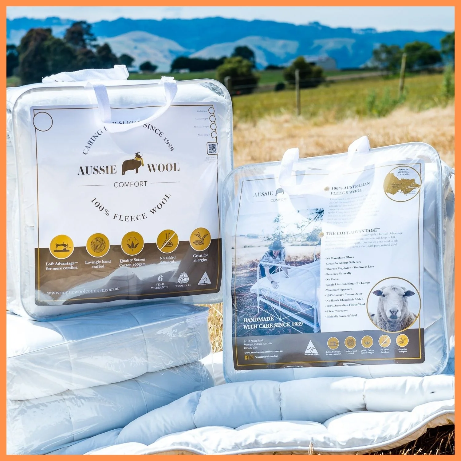 Winter Weight 625GSM - Pure Australian Wool Quilt