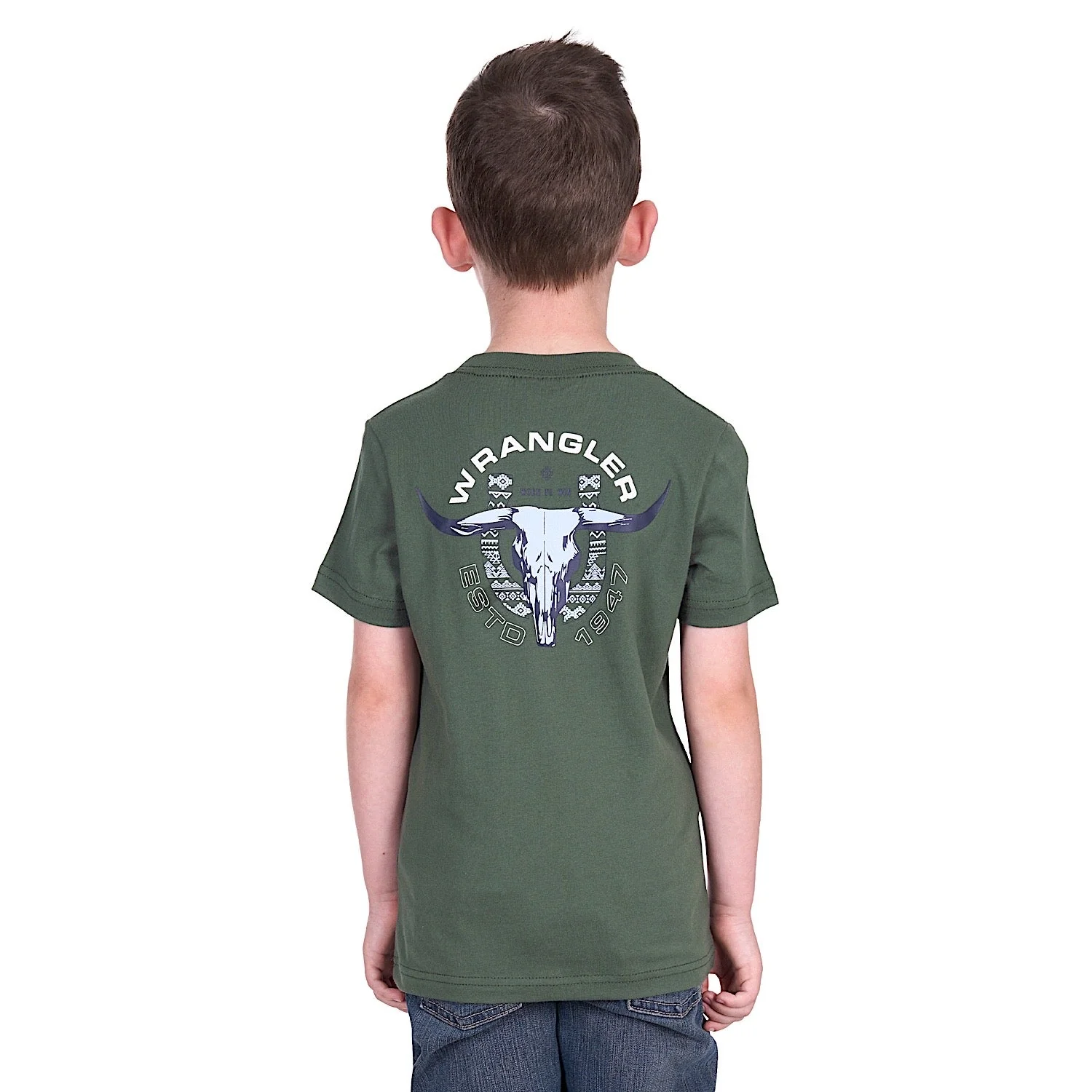 Wrangler Boy's Henry Tee - Cypress - Image 2