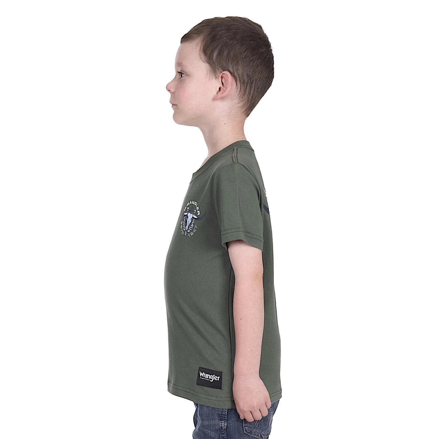 Wrangler Boy's Henry Tee - Cypress - Image 3