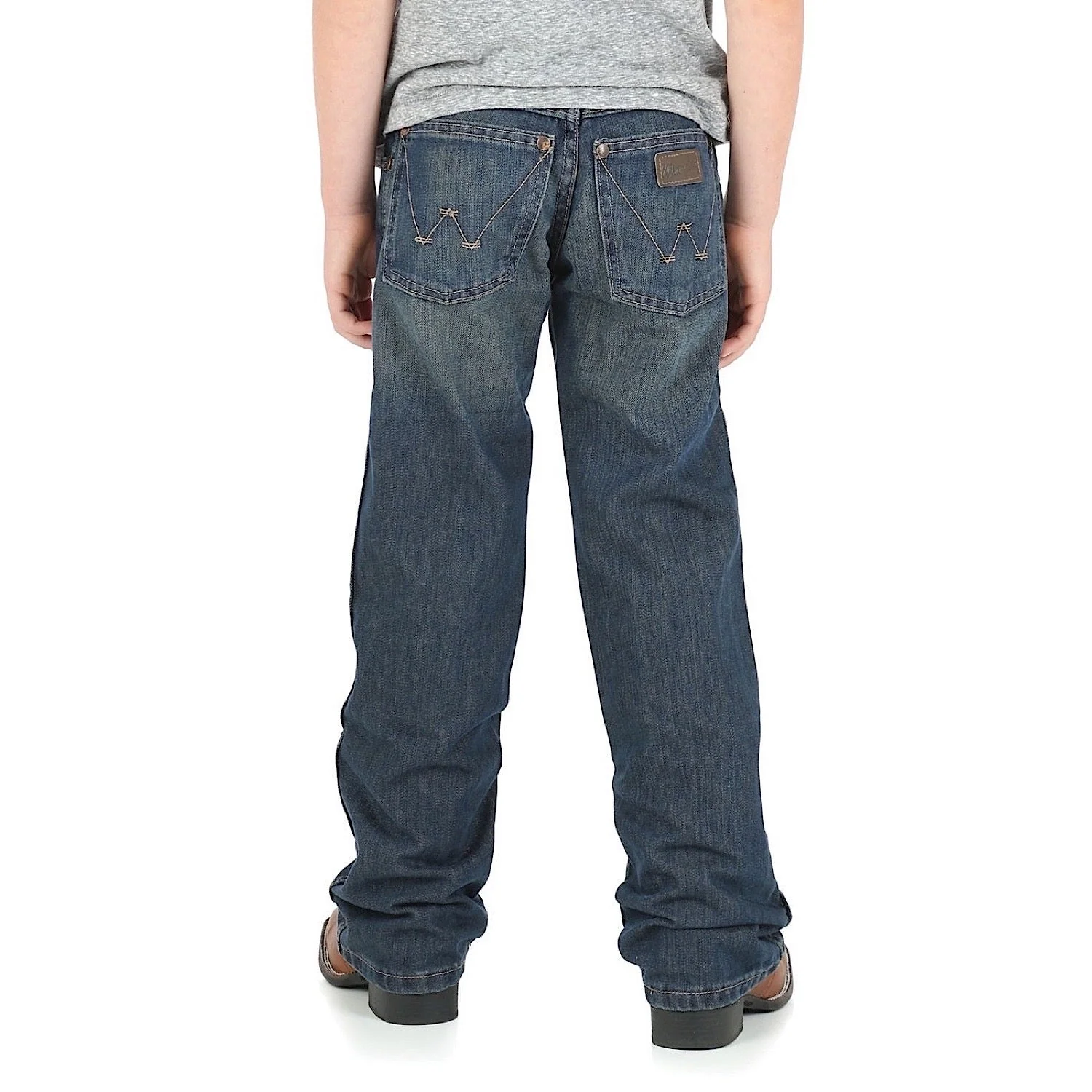 Wrangler Boy's Junior Retro Western Relaxed Boot Jean - Night Sky