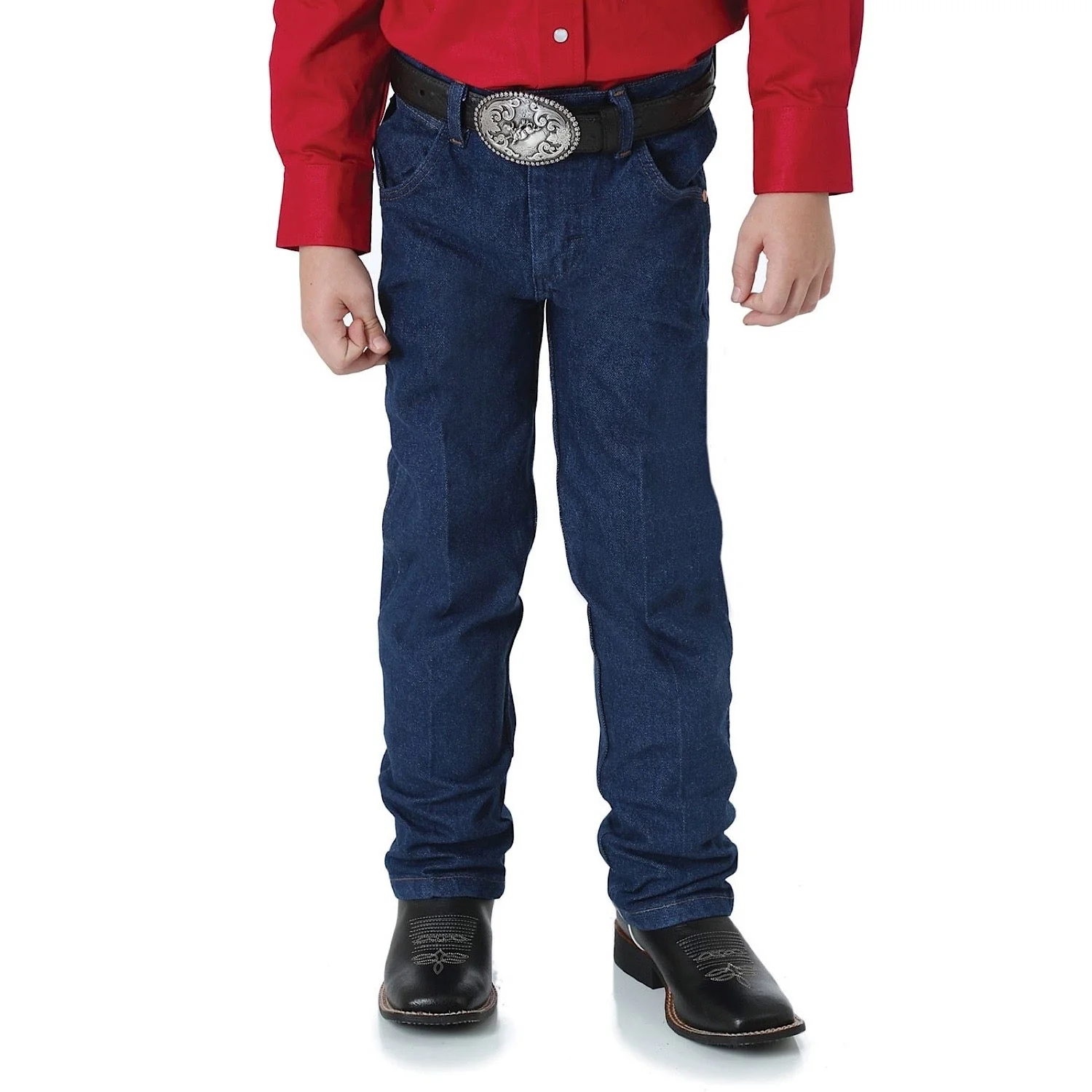 Wrangler Boy's Original ProRodeo Jean - Prewashed Indigo - Image 3