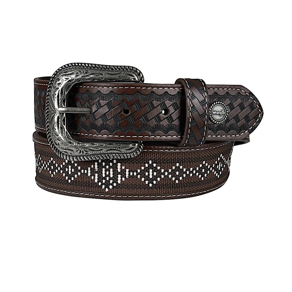 Wrangler Brayson Belt - Dark Tan