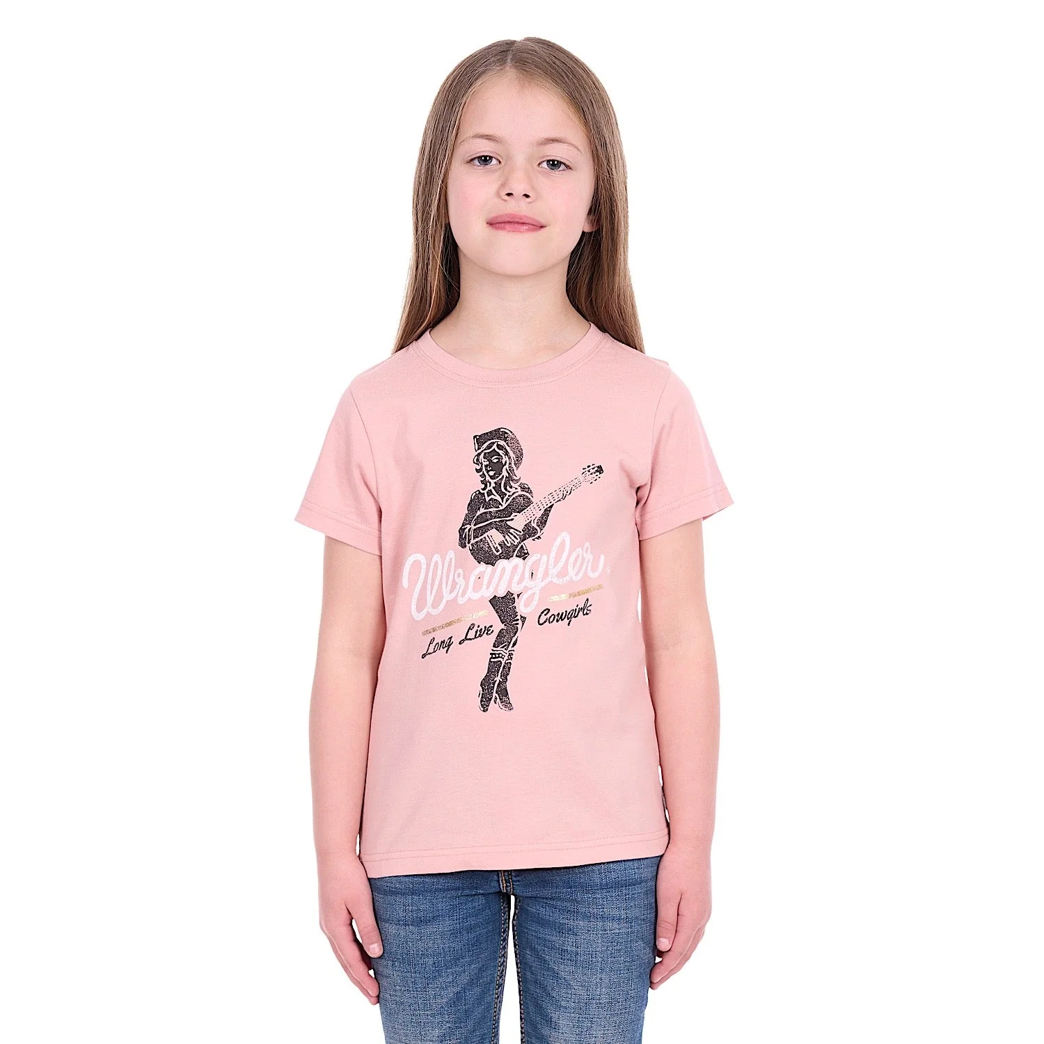 Wrangler Girl's Adriana T-Shirt - Rose - Image 2