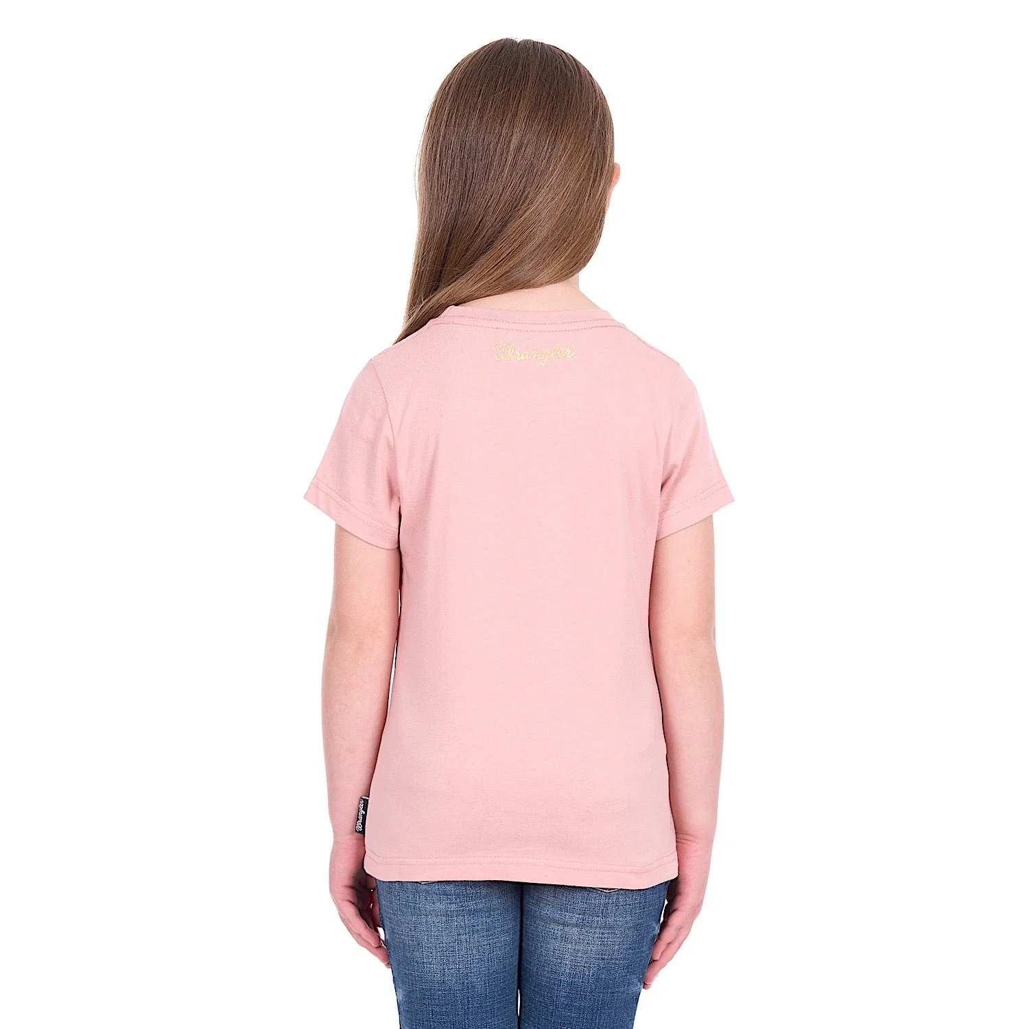 Wrangler Girl's Adriana T-Shirt - Rose - Image 4