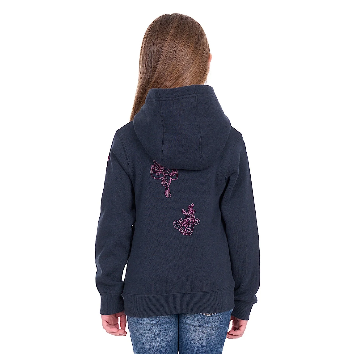 Wrangler Girl's Mallory Hoodie - Navy - Image 4