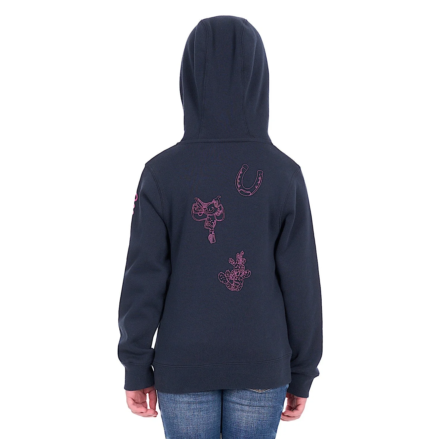 Wrangler Girl's Mallory Hoodie - Navy - Image 5