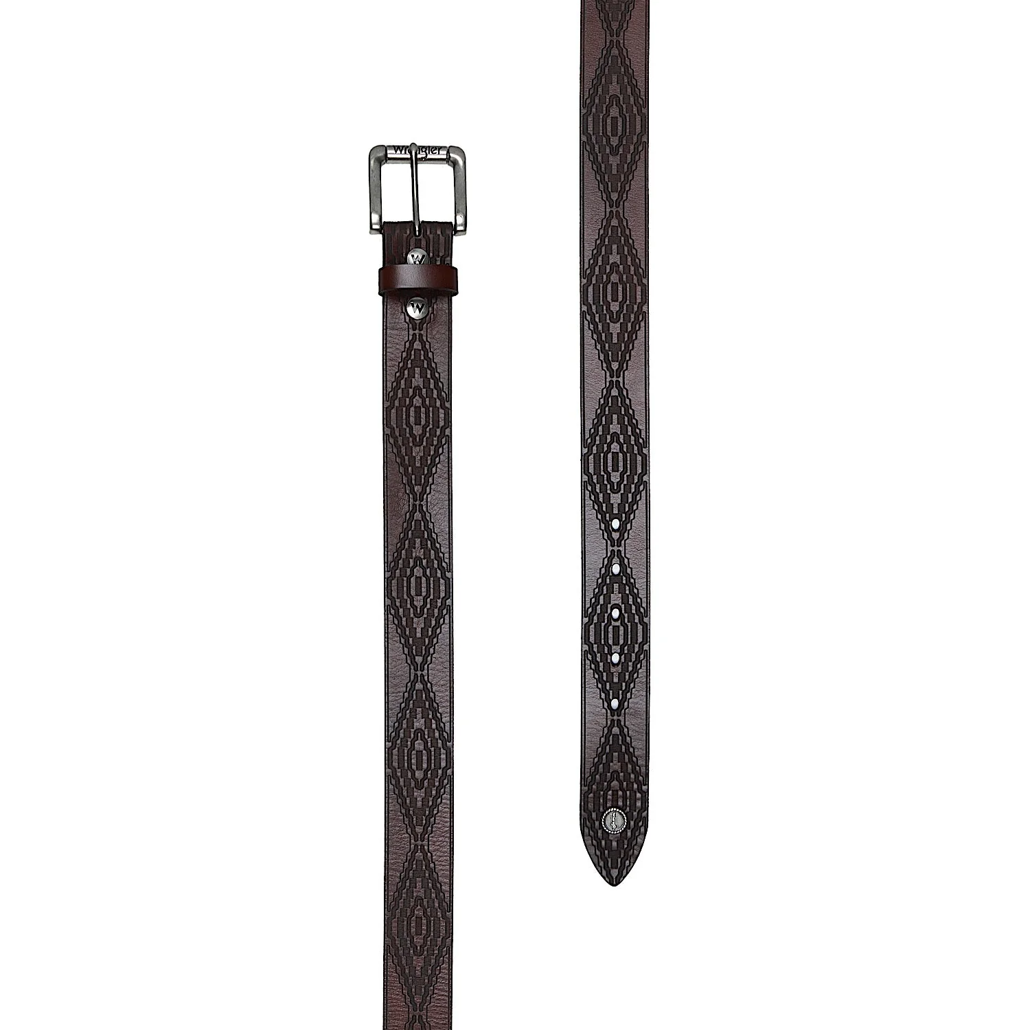 Wrangler Memphis Belt - Dark Tan - Image 2